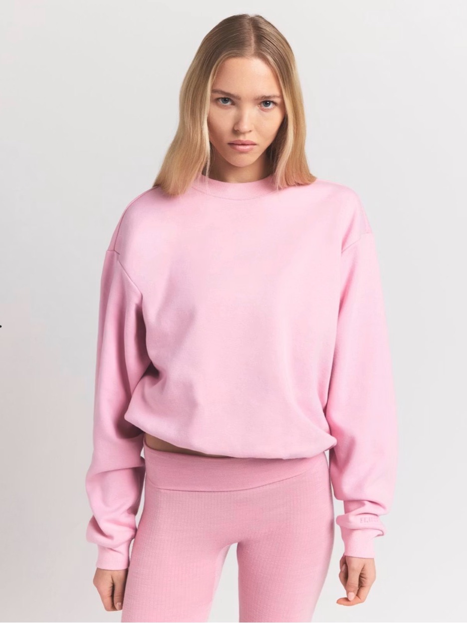 Skims Cotton Fleece Classic Crew Sweatshirt Style: Pl-Plo-8367w Halite Size: Xl